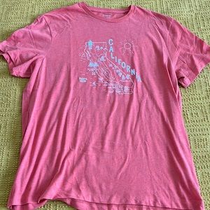 J. Crew Men’s Orange California Tee - XL